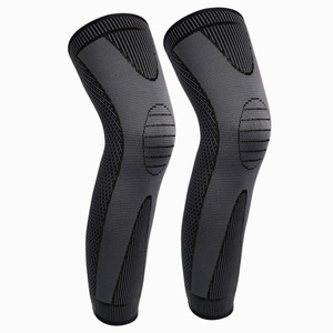 Manches de <span class=keywords><strong>compression</strong></span> à un genou pour hommes Protection sportive étendue Basketball Marathon Autres activités - Product Image 1