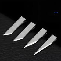 Lame vibrante 26 ° 35 ° 45 ° pour machine à découper à couteau oscillant CNC Lame en acier au tungstène pour cuir fibre papier KT Board PVC Mat