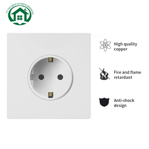 Prise murale EU type 86 mm 16A, prise murale EU 86*88 mm - Product Image 3