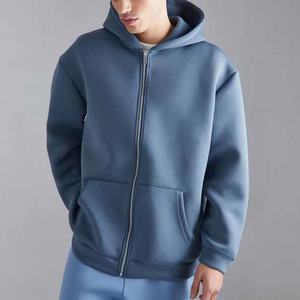 เสื้อฮู้ดดี้ผ้าฝ้ายทรงบ็อกซี่ แขนยาวแบบดรอปโชลเดอร์ ตัดเย็บแบบครอป ปักโลโก้  สำหรับผู้ชาย  ระบายอากาศได้ดี กันลม  แบบยูนิเซ็กซ์  หรูหรา - Product Image 3