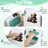 Xingyan Vente Chaude Électrique Mini Presse À Chaud Machine Sublimation De Fer pour T-shirt Vêtement Plaque Impression