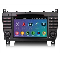 Erisin Android 16.0 DAB DSP SWC IPS Pemutar DVD Mobil untuk Mercedes Benz CLC Class W203 G Class W463 4G Wireless CarPlay Radio Mobil