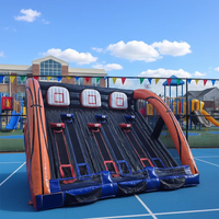 Offre Spéciale : Jeu de Tir au Panier Gonflable Géant en PVC pour Fêtes et Événements Extérieurs – Jeu de Basket Compétitif pour le Carnaval