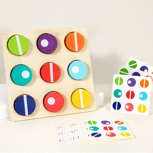 <span class=keywords><strong>Gioco</strong></span> da Tavolo Interattivo in Legno CPC CE <span class=keywords><strong>Twister</strong></span> Puzzle con Forme Geometriche per Bambini - Product Image 5