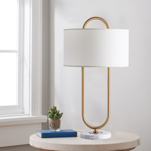 High Quality Modern Customized Marble Base Metal Electric <strong>Table</strong> <strong>Lamp</strong> with Dimmable Feature for Bedroom Premium <strong>Lighting</strong> - Product Image 2