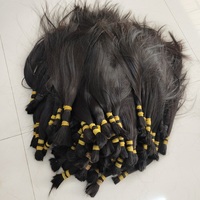 Cheveux humains vierges naturels non traités, alignés sur les cuticules, tresses chinoises, donneur unique, fournisseur de cheveux humains naturels