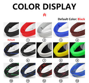 PET-6MM heißer Verkauf farbige verstellbare Kabel hülse geflochtene erweiterbare Kabel management hülsen Schutzhülle für Kabel - Product Image 2