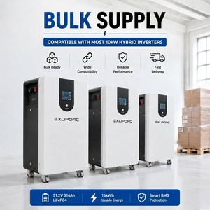 Batería de Litio-Ion de 8000 Ciclos LiFePo4 para Inversor, con BMS JK, 15KW 16KW 48V 51.2V 280Ah 314Ah, para Montaje en Pared, para Uso Doméstico - Product Image 4