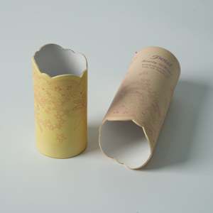 Nghệ thuật vẽ tay minh họa tráng giấy các tông tùy chỉnh Ống bao bì hộp dập nổi Matt cán UV lớp phủ - Product Image 4