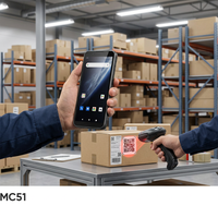 Ordinateur mobile 5G Chainway MC51, lecteur RFID, Android 14, smartphone robuste, scanner de codes-barres 2D, collecteur de données NFC pour l'inventaire
