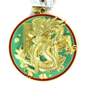 Customized Sports Medal Metal Crafts Soft Enamel Casting Souvenir Zinc Alloy 3D Cute Anime Animal Metal Medal