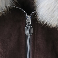 Tyan Damen Dicker Warmer Wintermantel Daunenjacke mit Echtem Fuchspelzkragen und Laternenärmeln