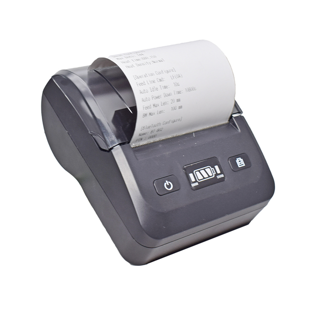 Wireless 80mm Mobile 3 Inch Receipt and Label  Thermal Printer Support Android+IOS
