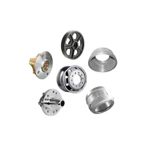 Custom die casting Alloy Wheel Hub roda peças para diferentes tipos de automóveis e caminhões exclusivos