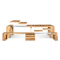 Moderner Luxuriöser Antiker Holz-Klapptisch-Set Bester Bartisch mit Konsolenschrank für Hotel-Esszimmer-Nutzung