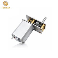 Moteur à engrenages CC brossé Tengli GM3215-130, arbre en D, 3-24V, 8-400 tr/min, boîte de vitesses métallique, autobloquant, compatible Smart Lock