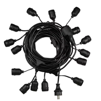 LED-Lichterketten IP65 Patio Outdoor Hanging E26 E27 Lichterketten für Bistro Backyard
