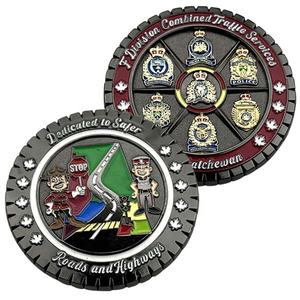 Pièce commémorative personnalisée en alliage de zinc, design antique, émail 3D plaqué or/argent, gravure <span class=keywords><strong>laser</strong></span> - Product Image 5