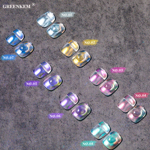 Poudre de pigment chromé pour ongles, <span class=keywords><strong>effet</strong></span> miroir <span class=keywords><strong>sirène</strong></span>, nacré néon, blanc et violet, plusieurs couleurs, pour décoration de vernis à ongles, poudre de cristal - Product Image 6