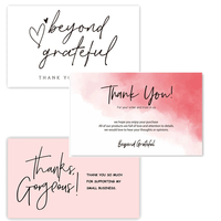 Tarjeta de Agradecimiento Personalizada con Logotipo de Diseño Personalizado para Empresas, para Agradecer por Apoyar mi Pequeña Empresa, Decoración de Caja de Regalo