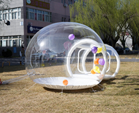 Vente directe d'usine Kids Party Clear Dome Balloon Outdoor Garden Bulle gonflable Bounce House