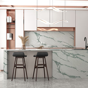 TMZ Pierre ODM OEM Zero Silicon Quarzo 5006 Calacatta Comptoirs en quartz émeraude Île Moderne Intérieur Extérieur Utilisation Australie - Product Image 6