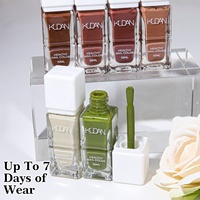 Vernis à ongles pelable à base d'eau 10ml Écologique Séchage rapide Sans odeur Qualité professionnelle Non testé sur les animaux Végétalien OEM Vente en gros Faible MOQ
