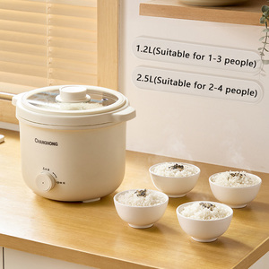 Old-Fashioned Mini Nồi cơm điện 1-2 người Glass nắp một Mảnh nhựa nhà ở cho hộ gia đình sử dụng 3-4 người Công suất - Product Image 2