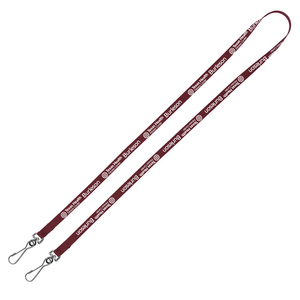 Lanière de cou souple réglable pour adultes, sublimée, avec perles, double crochet et porte-carte en PVC - Product Image 5