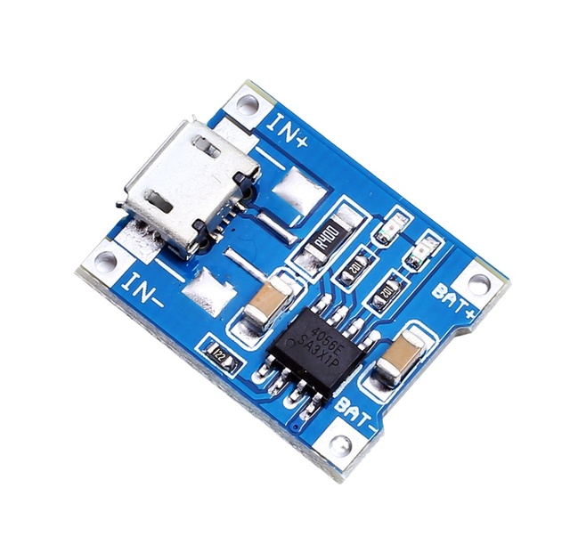 TP4056 Dual Function Micro USB 5V 1A Charger Module 18650 Lithium Battery Protection Board Electronic Components
