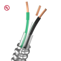 Cable MC con Certificación UL1569 de JZD, 600V, Armadura de Aluminio Entrelazado, Cable Revestido de Metal para Cableado de Edificios Comerciales, Residenciales e Industriales