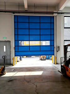 Cửa xếp tự động, vệ sinh & kín hơi, dành cho nhà máy chế biến thực phẩm & đồ uống, thiết kế PVC dễ vệ sinh - Product Image 1