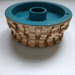 Ruota di profilo a punta sinterizzata diamantata CNC per sbavatura agente legante in granito e marmo - Product Image 2