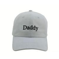 Gorra de Béisbol Personalizada de Fábrica con Imagen Bordada a Mano, Gorra de 6 Paneles Estilo Dad Hat, Visera de Perfil Bajo, Clásica, Formal y Deportiva