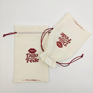 Custom Printed Logo Luxury Velvet <b>Drawstring</b> Pouch Cosmetic <b>Bag</b> High Quality Jewelry Storage <b>Makeup</b> Gift <b>Bags</b> Recyclable - Product Image 1