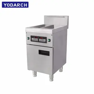 12L Double Tank Basket Commercial Induction Electric Deep Fryer Machine for Fry Chip