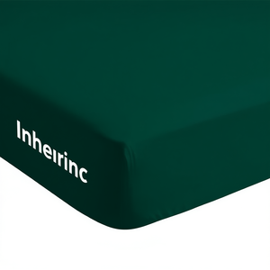 Sábana Ajustable 100% Algodón Verde Oscuro Tamaño King Francés 180x200 Cm - Product Image 3