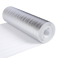 Feuille de mousse EPE XPE laminée en aluminium/VMPET à 95 % de réflexion, isolation pour toiture/mur d'entrepôt, écologique, résistante au feu