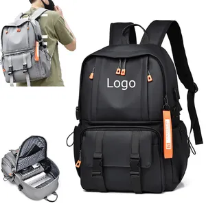 hot design new arrival double zippered reasonable price usb backpack laptop bags outdoor rucksack no minimum order suppliers