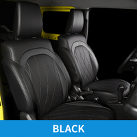Pour Suzuki Jimny JB64 JB74 Accessoires de voiture Accessoires de voiture personnalisés Housse de siège de voiture en cuir Ensemble complet Luxe de voiture 2019-2020