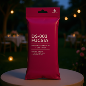 Abito da sera fucsia senza maniche Svend DS-002, tinta unita, per feste - Product Image 2