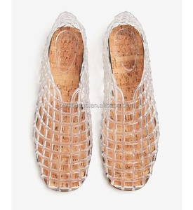 Diseño de jaula moldeada, fila Original de alta calidad con etiquetas, vestido de verano, sandalias de gelatina, zapatos de bailarina, bailarinas de red para mujer - Product Image 1