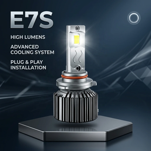 ใหม่ทีฮูวี่ E7S หลอดไฟหน้า LED 90W 12V 24V 6500K สีขาว H1/H3/H7/H4/H19/9005/9006 สำหรับออดี้ เอ 4 มิตซูบิชิ ปาเจโร - Product Image 1