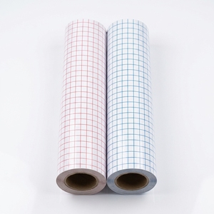 Film de transfert vinyle transparent à grille carrée rouge, facile à décoller, sans résidu, idéal <span class=keywords><strong>pour</strong></span> débutants, <span class=keywords><strong>pour</strong></span> <span class=keywords><strong>Cricut</strong></span> <span class=keywords><strong>Maker</strong></span>, gobelets et verres - Product Image 2