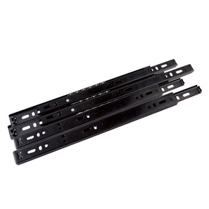 Glissière de tiroir à deux sections Disway 27 cm, à roulement à billes en acier, silencieuse, avec amortisseur pour tiroir - Product Image 4