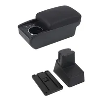 Vtear pour Citroën C3 2002-2026 – Boîte d'accoudoir multifonctionnelle avec porte-gobelet USB, rangement pour console centrale, pièces de modification intérieure