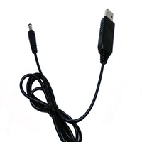 Cable Convertidor de Energía Reductor de Voltaje de 5.5mm X 2.1mm USB DC 9V 12V a DC 5V