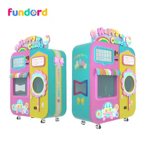 آلة بيع حلوى غزل البنات أوتوماتيكية بالكامل من Fundord