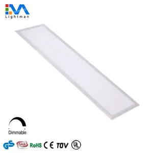 Lightman 3600k 5500k square suspended source integrated 0-10v edge 30x120 120x30 300x1200 1200x300 dimmable led panel light