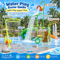Équipement de jeux aquatiques en acier inoxydable pour parcs aquatiques, hôtels, communautés, écoles et aires de jeux aquatiques